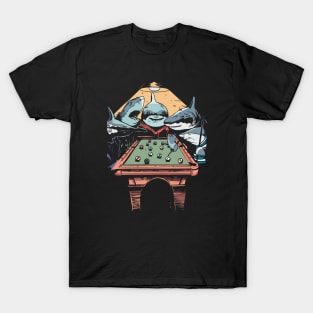 The Pool Sharks // Funny Parody Painting T-Shirt